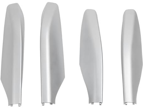 CHICIRIS Dachträger-Endkappe, Farbechte Zierleiste, Solide Struktur, ABS-Material, Verschleißfest, für GX470 2003–2009 (Silver)