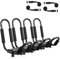 VEVOR Porte-Kayak pour Toit 2 Paires, Galerie de Toit en Acier Allié, Barres de Toit Souples en J, pour Planche de Surf, Canoë, Sup, Planche de Ski, Montage sur Voiture, SUV, Camion, 2 Kayaks, Voyage