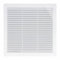 EDM Rejilla de ventilación 87704 Blanco 20 x 20 x 0,7 cm Mosquitera