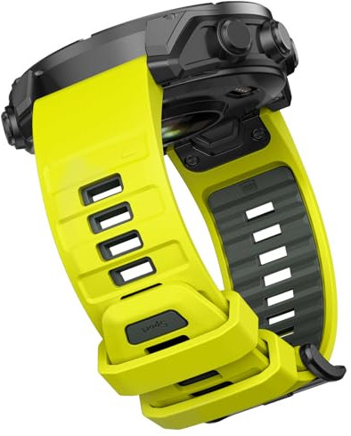 OVERSTEP Cinturino per Garmin Fenix 8 AMOLED 47mm/Fenix 8 Solar 47mm, Cinturino Di Ricambio In Silicone Morbido per Garmin Epix Pro 47mm/Fenix 7/Fenix 6/Fenix 5/Approach S60/S62.