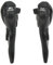 2 Pièces Leviers de Frein de Levier de Vitesse de Vélo 2x7 Vitesses en Alliage d'aluminium PVC 7 8 9 Accessoires de Vitesse Adaptés pour Vélo de Route pour avec Types de Guidon