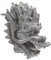 Milisten Fontaine Murale Décorative Dragon pour Jardin Fontaine Eau Extérieure Installation Facile Décoration De Villa Patio Couleur Gris Pierre