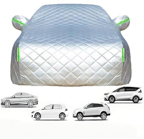 Hagelschutz Auto für 𝖵W 𝖳iguan III 2023 2024 2025 Dicke Autoabdeckung Outdoor mit Reflektierenden Streifen,Maßgeschneidert Ganzjähriger Schutz gegen Hagel,Schnee und UV-Strahlen