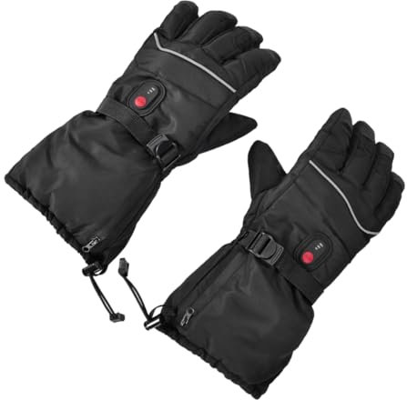ibasenice 1 Paar Elektrische Skihandschuhe Beheizte Handschuhe Beheizte Motorradhandschuhe Beheizte Herrenhandschuhe Winterhandschuhe Beheizte Arbeitshandschuhe Männer Beheizte