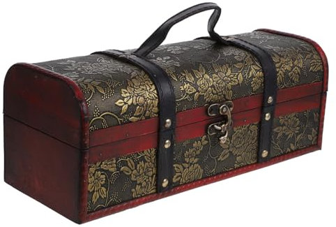 CLISPEED Coffret à Vin avec Corde De Transport pour Bouteilles De Vin Rouge pour Décoration De Maison Ou Événement pour Rangement