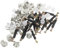 Healifty 24 Ensembles Ferrures de Mobilier à Came avec Barres Autotaraudeuses pour Assemblage Facile et Support Solide