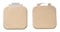 YZWHKJ Contact Lens Cases,Contact Lenses Holder Box 10pcs Contact Lens Case Twin Set Simple Fashionable Press Closure Colorful Options Companion Portable(Light Brown)