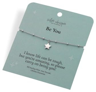 Hot Diamonds Silver Whisper Be You Sterling Silver Charm Bracelet | Special Occasion Empowering Bracelet | 16cm + 4cm Extender | Anti-Tarnish Rhodium Plated
