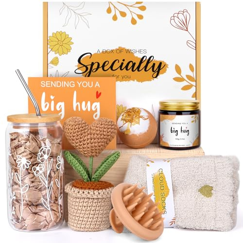MEIMUCUL Hug Coffret Cadeau Femme,Cadeau Meilleure Amie Femme
