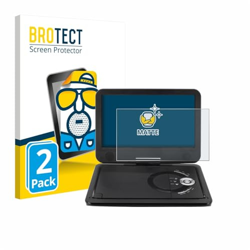 brotect Screen Protector Anti-Glare compatible with Soundmaster PDB1910SW DVD Player (2 Pack) Screen Protector Matte, Anti-Fingerprint Protection Film