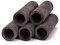 GRNLO Pipeline Set Aquarium Deko | 5 offene Röhren aus Terrakotta Keramik | Versteck für Garnelen, Zwergkrebse & Jungkrebse | Ideal zum bepflanzen | 4,8 x 1,5 cm