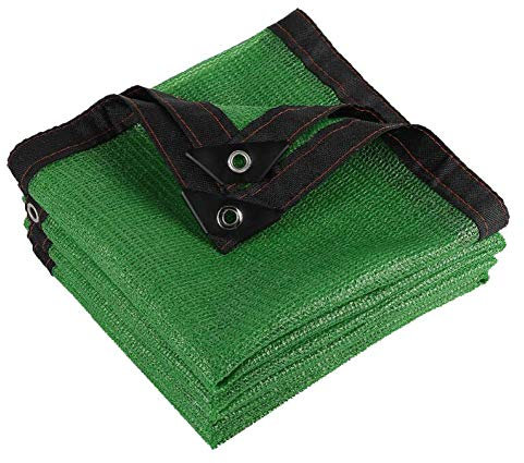 AOHMG 50% Taux D'ombrage Filets d'ombrage Bache, Solaire Polyéthylène Isolatio Bloquer Les Rayons UV pour Couvert végétal Voiles d'ombrage, pour Couvert de pergola ou poulailler,6.6x16.5ft/2x5m
