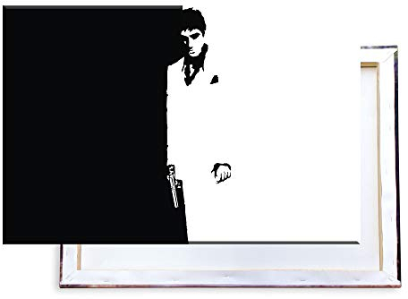 Unified Distribution Scarface - 120x80 cm Kunstdruck auf Leinwand • erstklassige Druckqualität • Dekoration • Wandbild