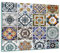 TMK - Placa protectora de vitrocerámica 60 x 52 cm 1 pieza cocina eléctrica universal para inducción protección contra salpicaduras tabla de cortar de vidrio templado como decoración Mosaico