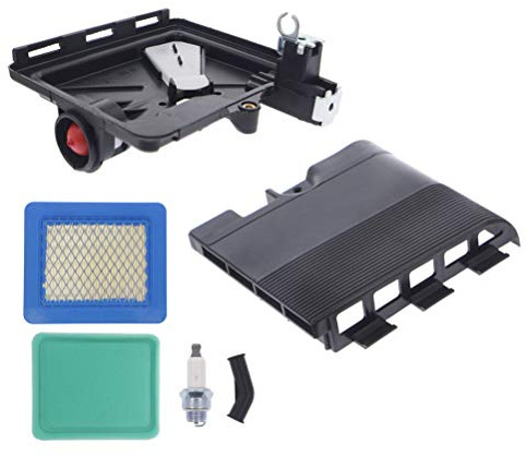 Hutdkte 692298 Coperchio filtro aria + 795259 filtro aria base primer per motori Briggs & Stratton 122000