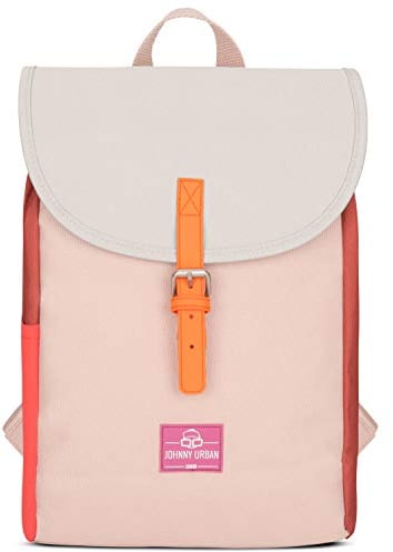 Johnny Urban Rucksack Kinder Mädchen Rot - Junior Liam - Kinderrucksack mit Brustgurt - Aus recyceltem Material - Ab 3 Jahre - 7L - Wasserabweisend