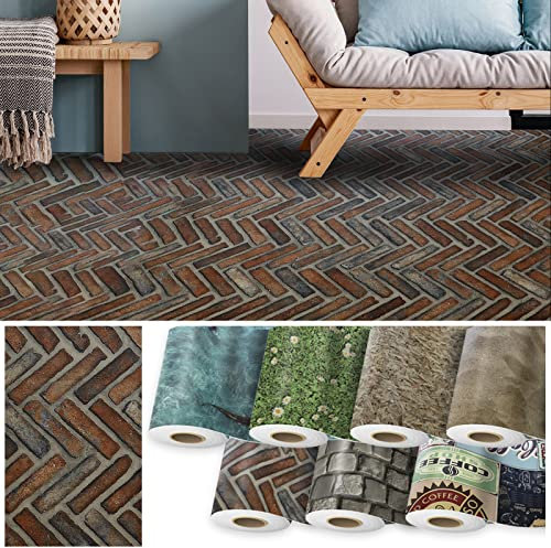 Floordirekt CV-Belag Moonlight 3D - Zuschnitt - Meterware - Bodenbelag PVC Länge auf Maß mit 3D Effekt (200 x 400 cm, Caracterra)