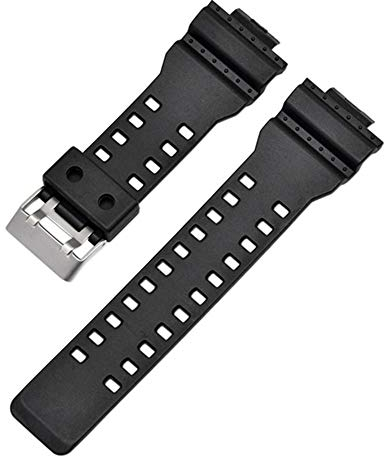 Shieranlee 16mm Armband Kompatibel mit Casio G-Shock GA-110 GA-100 GD-100 Men Sports Waterproof Replacement Bracelet Band Strap