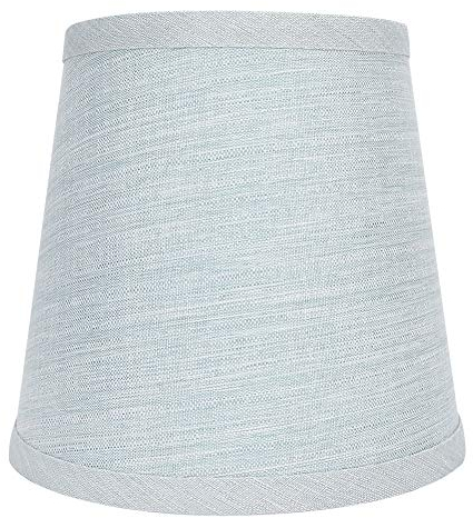 Lampenschirm Hellblau E14 Stoffschirm Wandlampe Tischlampe Kronleuchter Kristalllampe Stehlampe Lampenschirm für Schlafzimmer