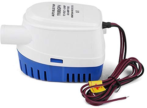 Dioche Automatische Bilgenpumpe 1100GPH Boot 12V Marine Automatisches Tauchboot Bilgenpumpe,Vollautomatischer Schwimmerschalter