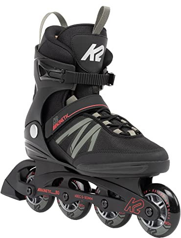 K2 Skate Kinetic 80, Black_Gray, 9