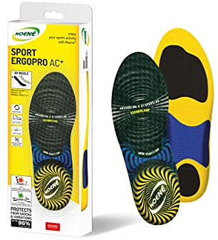 Solette Noene AC + ERGOPRO Solette antiurto per scarpe sportive perfette per lo sport e la vita di tutti i giorni, ideali per uomini e donne