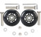 Kofferrollen Ersatzrollen Gummi Rollen Räder 1Paar 84 * 24 * 8mm Mute Gepäck Koffer Ersatz Wheels für Samsonite Trolley Hartschalenkoffer Rollen,mit Metall Achsen Ersatzteile