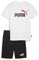 PUMA Jungen Kurztrikot Set B Trainingsanzug, PUMA White-For All Time Red, 164 EU