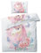 ZDABAOEC Einhorn Kinderbettwäsche 100x135 Mädchen, Süße Schmetterling Prinzessin Kinder Baby Bettwäsche 2er Set - 100% Microfaser Bettbezug + 1 Kissenbezug 40x60, mit Reißverschluss, Wende Motiv