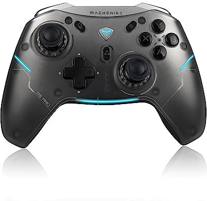 Machenike G5 Pro Tri-mode Switch Controller, USB/BT5.0/2.4G, with Programmable Button, Joystick, Hall Trigger, Kailh Micro Switches, Switch Remote Gamepad for PC, NS, iOS, Android, TV box (Black)