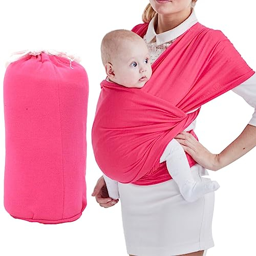 LICHENGTAI Ring Sling Tragetuch, Atmungsaktive Tragetuch Baby Wrap Babytrage Einstellbar Babytragen Babytragetücher für Babytrage Neugeborene & Kleinkinder bis 15 KG