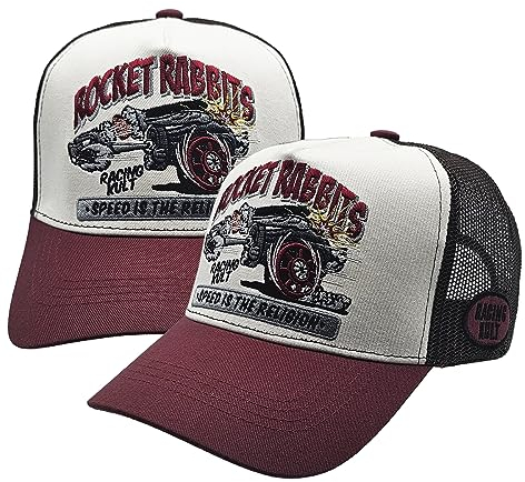 RACING KULT Trucker Cap Rocket Rabbits mit Stick Unisex