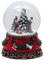 Weihnachts-Schneekugel mit Musik | Schneekugel Christbaum schmücken | Sockel nostalgische Weihnachten mit Geschenke | Spieluhr | 100mm breit | 20272