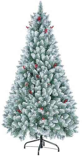Hengsong Weihnachtsbaum,Künstlicher Weihnachtsbaum Künstlich 200cm mit ca.1100 Spitzen,für Weihnachtsdeko,WeihnachtenDeko,Weinachtsdekorationen,Weihnachtsdekoration,Grün(Ø ca.108 cm)