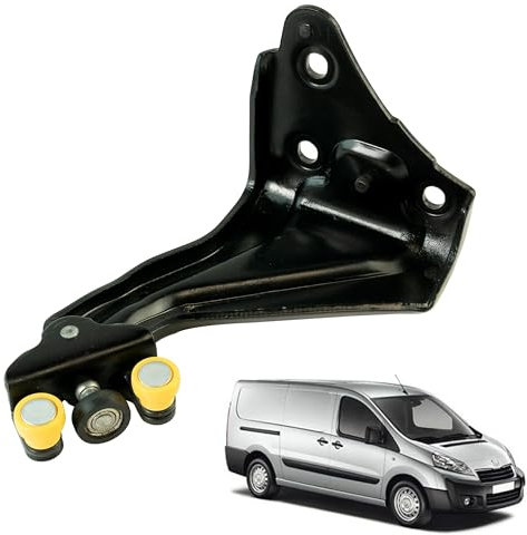 Rodillo puerta corredera derecho compatible para Expert 2, Scudo 2, Jumpy 2 (2007-2016) guía rodillo puerta lateral – Guía puerta INFERIOR (conjunto completo) 1498208080