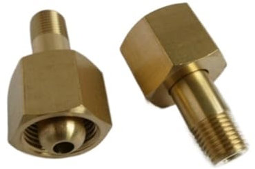 SSIMOO G5/8 Zoll auf NPT 1/4 Zoll Sauerstoff-Reglerventil-Adapter G5/8 Zoll auf M14 x 1,5 Sauerstoffflaschen-Druckminderventil-Armaturen kindly (Size : Type B)