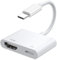 USB C to HDMI Digital AV Adapter for iPhone 16 15,1080P Audio and Video Sync AV Adapter with Charging Port for iPhone 16/16 Plus/16 Pro/16 Pro Max/15/15 Plus, S23