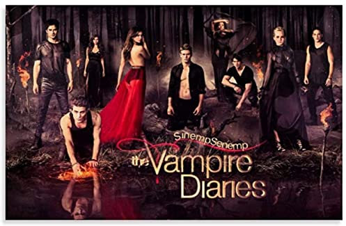IGHSNZUH Vampire Diaries Posters Wood Jigsaw Puzzle 1000 Pieces Adult Toys Decompression Game