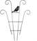 Support robuste pour pot de fleurs, support pour plantes grimpantes, motif oiseaux décoratifs (B)