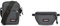 EASTPAK - THE ONE - Umhängetasche, 2.5 L, Black Denim (Grau) & Springer - Gürteltasche, 2 L, Black Denim (Grau)