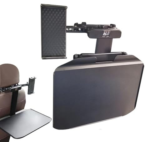 Humdcdy Mesa para el asiento trasero del coche,Mesa para el asiento trasero,Bandeja plegable trasera para coche | Escritorio estable con bandeja para asiento trasero de coche, escritorio plegable para