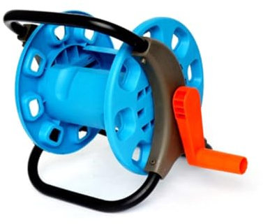 CIMAXIC 25m Compatible Water Pipe Reel Storage Rack Pe Plastic Aluminum Easy to Use