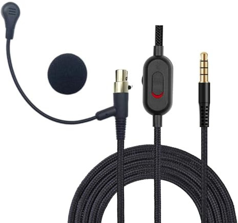 Boom Microphone Cable Cable For Q701/K712/K702/K240/K141/K171 Headphones Clear Voice Transmission