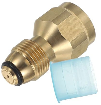 BESPORTBLE Adattatore Gas Naturale Propano Raccordo per Tubi Connettori Svasatura Adattatore per Bombola di Propano Collegamento Rapido Protezione da Troppo Pieno Bilanciamento Pressione Mult