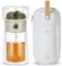ZENS Cool Glass Teapot with Infuser, Smart One Touch Tea Maker Tea Pot Infusers for Loose Tea with Insulated Cup and Portable Carry Case for Hot Tea Diffusers, Tea Lover Gifts