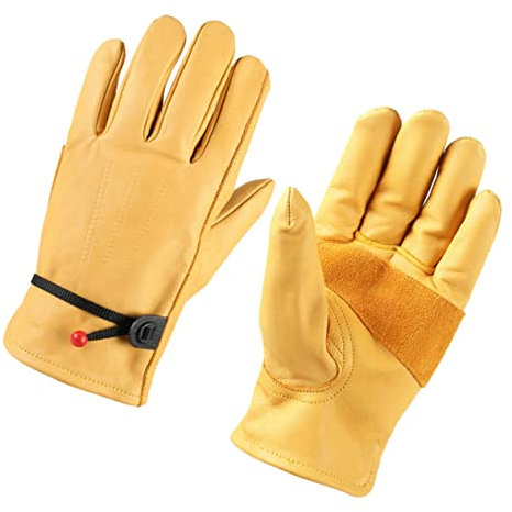 Tofficu Winter Motorrad Handschuhe Für Herren Winddicht Und Warm Sporthandschuhe Aus Leder Autofahrerhandschuhe Vintage Stil Für Motorradfahren Und Camping