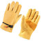 Tofficu Vintage Unisex Lederhandschuhe Winddicht Und rutschfest Für Winteraktivitäten Wie Fahren Und Radfahren Gelb Für Drinnen Und Draußen Langlebig Und Bequem