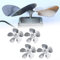 Motor Fan Blades Condenser Cooling System Replacement Parts with Middle Hole Diameter 6.9 mm Five Bladefor Air Conditioner Furnace Split Systems