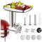 Hachoir À Viande Et Poussoir À Saucisses En Acier Inoxydable - Compatible Avec KitchenAid Les Robots Pâtissiers, Compatible Lave-vaisselle, Avec 3 Plaques (grossier/moyen/fin), Et Comprend Un Apparei