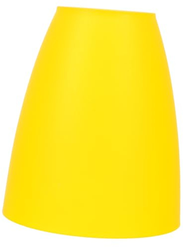 NOLITOY Lampenschirm Kompatibel mit Verschiedenen Lampen Schlichtes Design Gelber aus Kunststoff Ersatzlampenschirm für Wandlampen für Schlafzimmer und Wohnzimmer